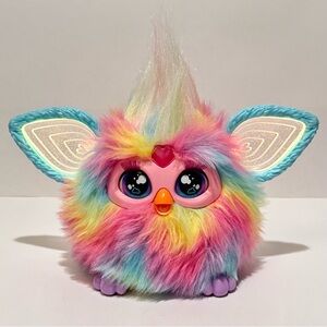 Furby Interactive Plush Toy | Rainbow Tie Dye Furby